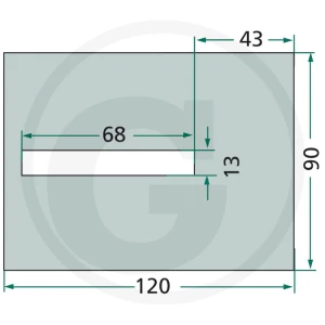 GRANIT Skrobak metalowy 18051-K302