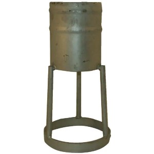 Element zasysający z koszem ocynk, 6"