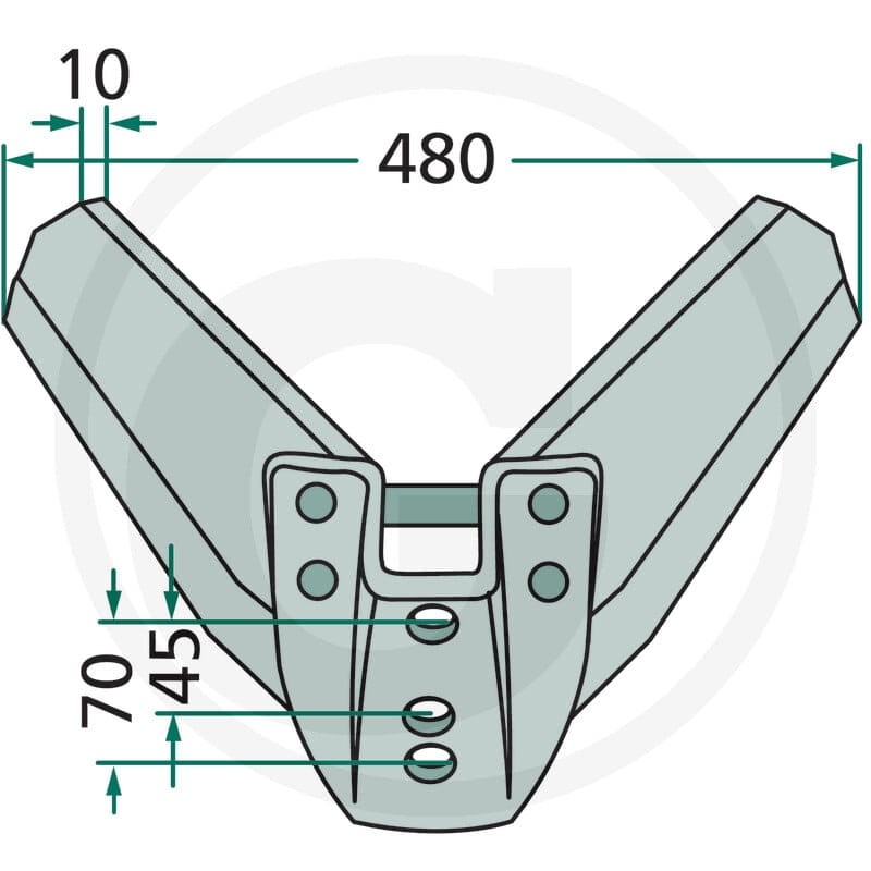 GRANIT Redlica skrzydełkowa 180101.86025 - Sklep PoltechParts