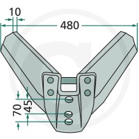 GRANIT Redlica skrzydełkowa 180101.86025 - Sklep PoltechParts