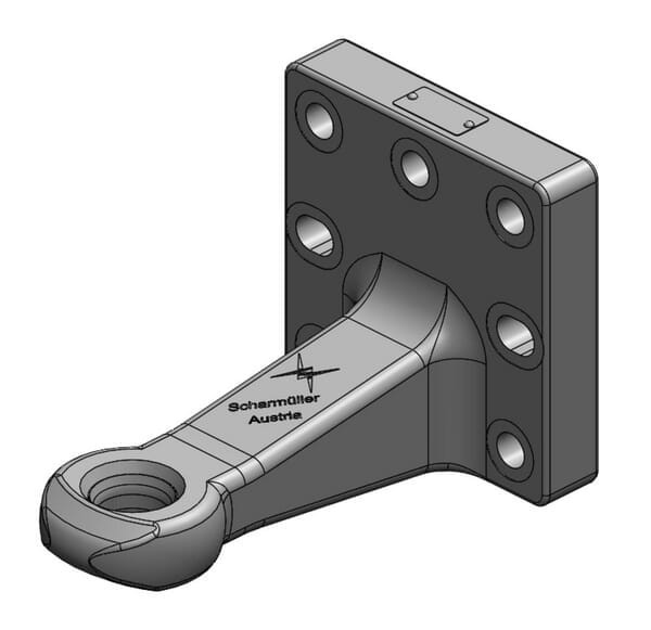 Zaczep oczkowy Ø 40 mm 145x145 DIN11026 00654500A02