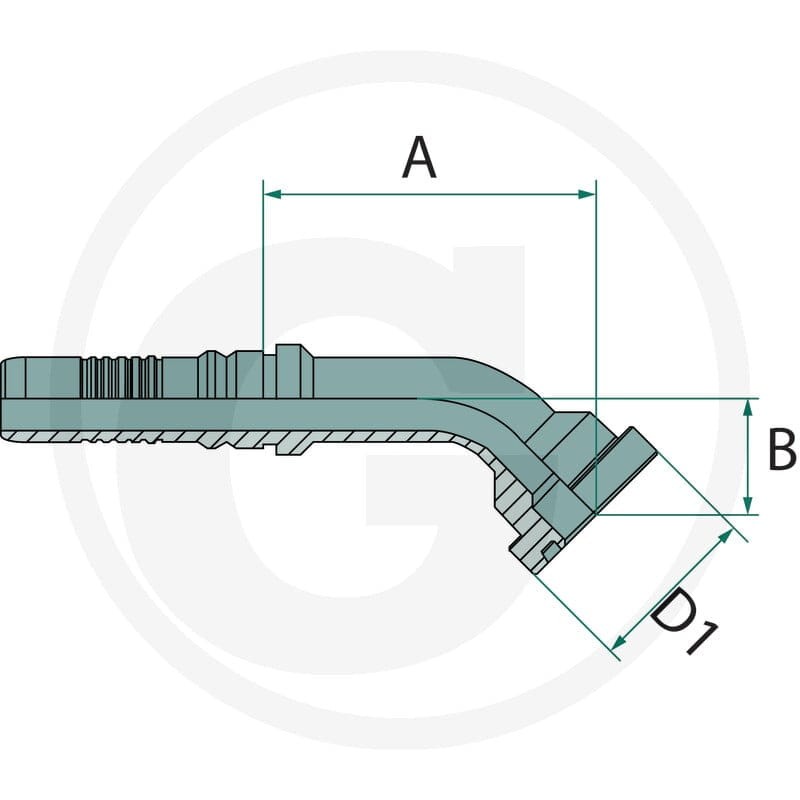 GRANIT PN 25 SFL 1" 45° IL 87011479 - Sklep PoltechParts