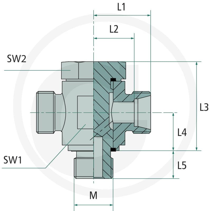 GRANIT X-TEE-M 06 L-12X1,5 87004171 - Sklep PoltechParts
