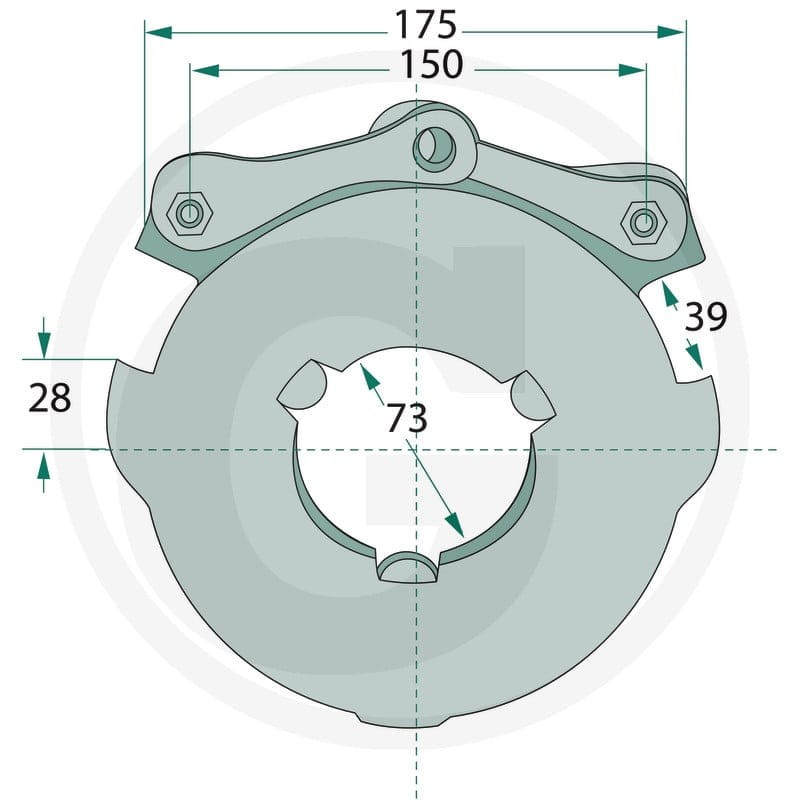 GRANIT Tarcza napędowa 71702012.1 - Sklep PoltechParts