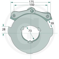 GRANIT Tarcza napędowa 71702012.1 - Sklep PoltechParts