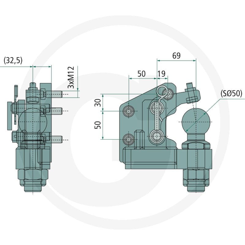 Sauermann Układ kierowania kół tylnych 711747010 - Sklep PoltechParts