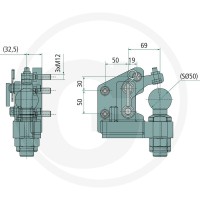 Sauermann Układ kierowania kół tylnych 711747010 - Sklep PoltechParts