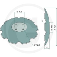 GRANIT Talerz 1801700006 - Sklep PoltechParts
