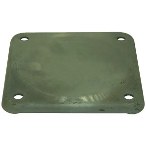 Pokrywa kołnierza czworokątna ocynk, 6"