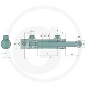 Contarini Siłownik DW-B-80/70x40x500 82003798