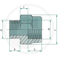 GRANIT Złączka redukcyjna 40504051466 - Sklep PoltechParts