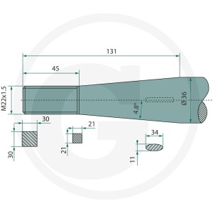 SHW Ząb łyżki 43014002202
