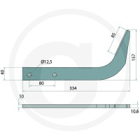 GRANIT ENDURANCE CARBIDE Hak glebogryzarki 18524261 - Sklep PoltechParts