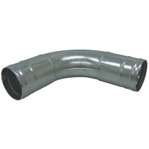 Kolano 90° z podwójną tuleją węża ocynk, 6"