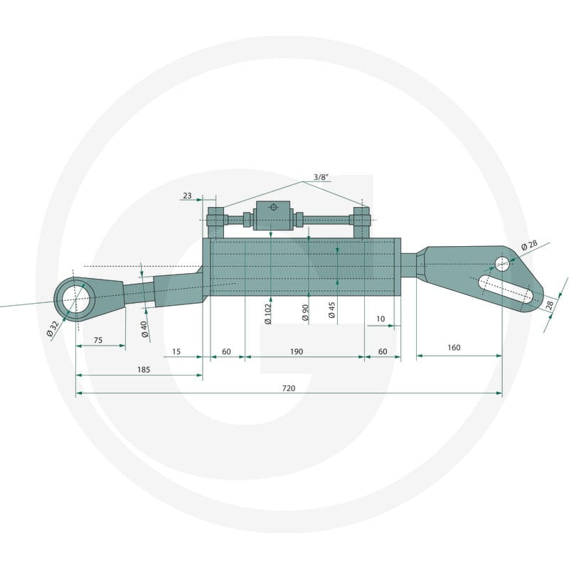 GRANIT Ramię podnośnika hydraulicznego 71804903 - Sklep PoltechParts