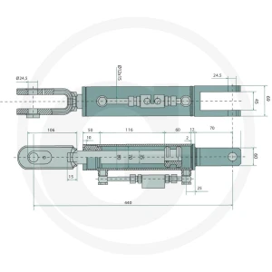 GRANIT hydrauliczna rozpórka do podnoszenia 11990470
