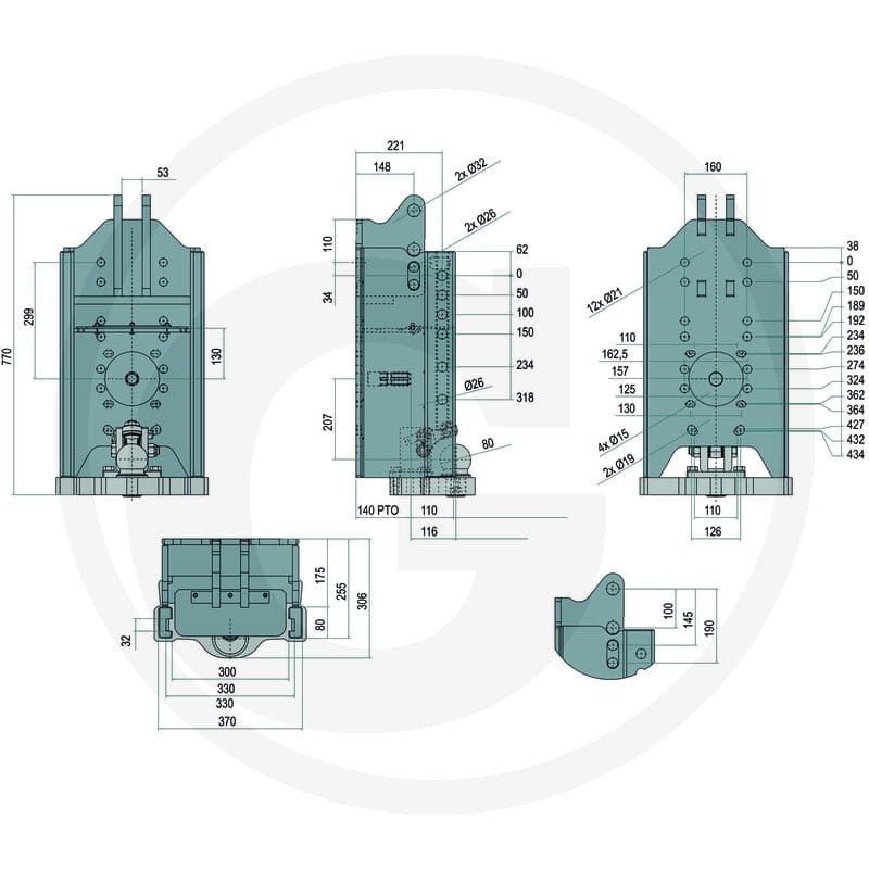 Scharmüller Rama zaczepowa 77700123800 - Sklep PoltechParts
