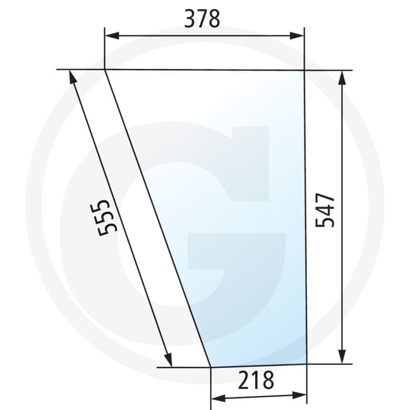 GRANIT Szyba przednia 650S1500190040