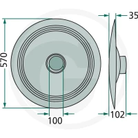 GRANIT Talerz ślizgowy 647101057F - Sklep PoltechParts