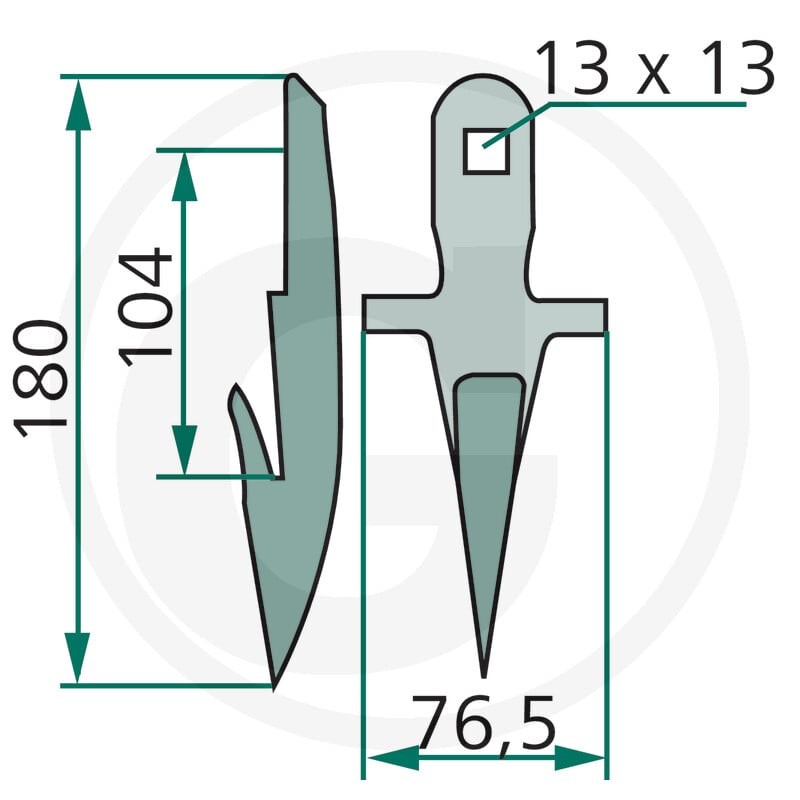 GRANIT Bagnet pojedynczy 525002218 - Sklep PoltechParts