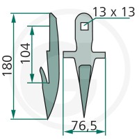 GRANIT Bagnet pojedynczy 525002218 - Sklep PoltechParts