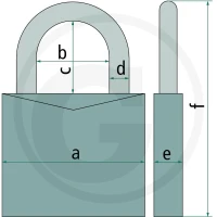 ABUS Kłódka 500100777 - Sklep PoltechParts