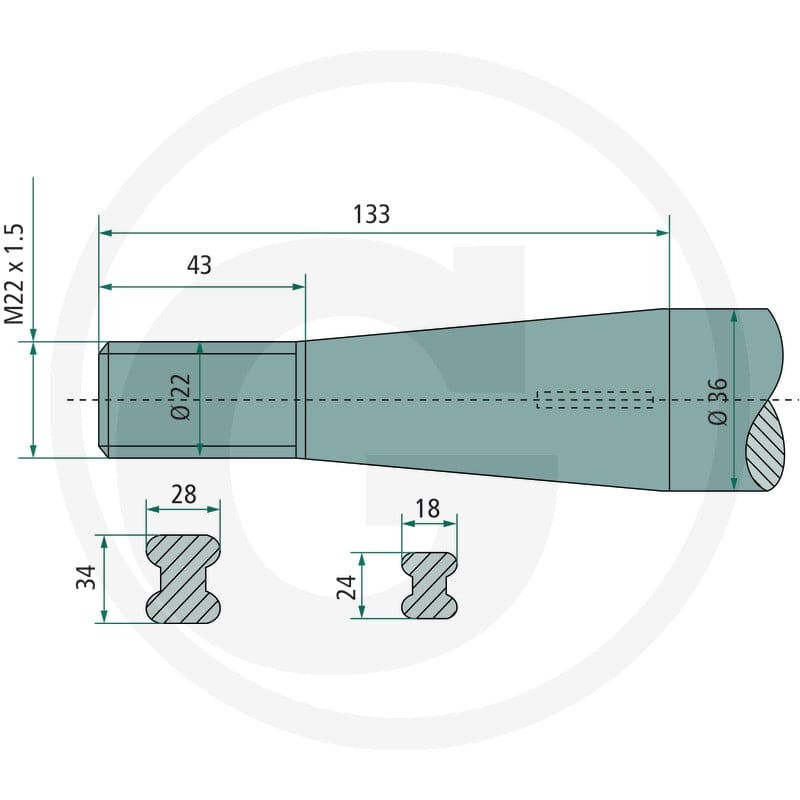 GRANIT Ząb 43008600001 - Sklep PoltechParts