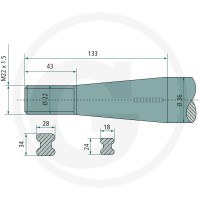 GRANIT Ząb 43008600001 - Sklep PoltechParts