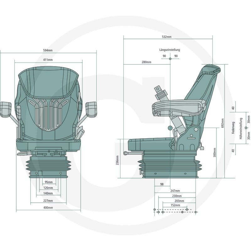 GRAMMER Compacto Comfort S 2401081368SLHF - Sklep PoltechParts