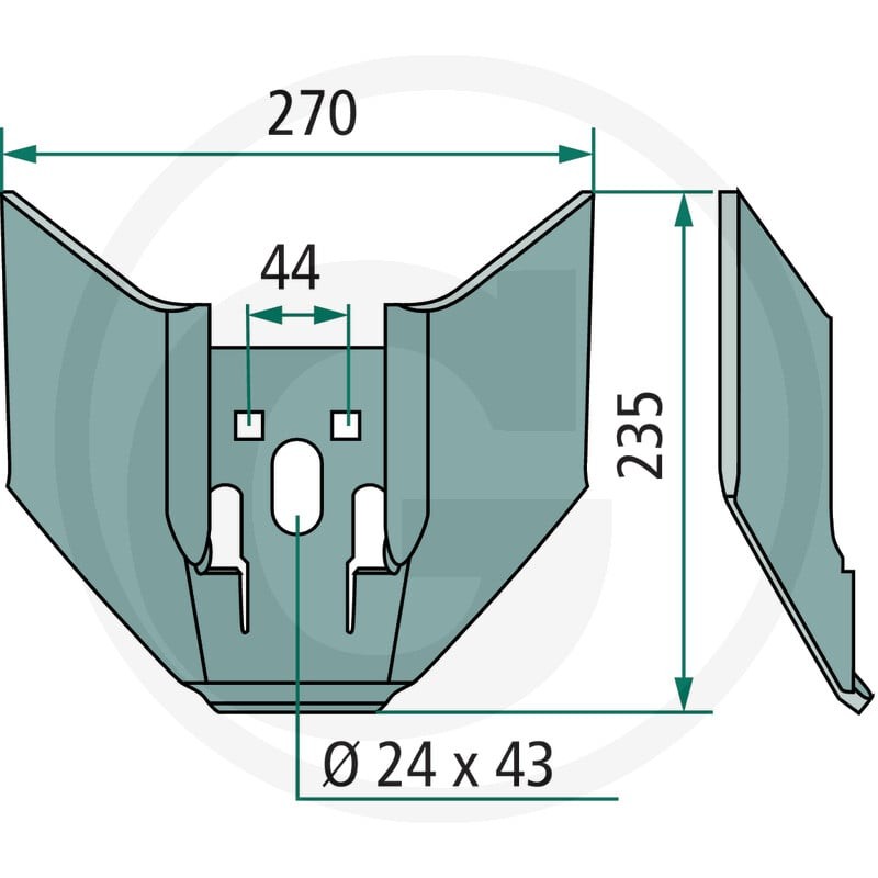 Frank Redlica skrzydełkowa 23646G0350003 - Sklep PoltechParts