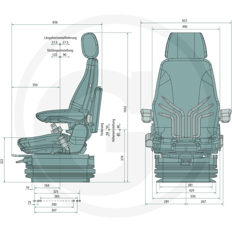 GRAMMER Siedzenie Actimo 2401169023-12 - Sklep PoltechParts