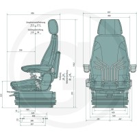 GRAMMER Siedzenie Actimo 2401169023-12 - Sklep PoltechParts