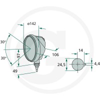 Cobo Reflektor roboczy 22705215000 - Sklep PoltechParts