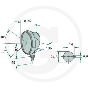 Cobo Reflektor roboczy 22705215000