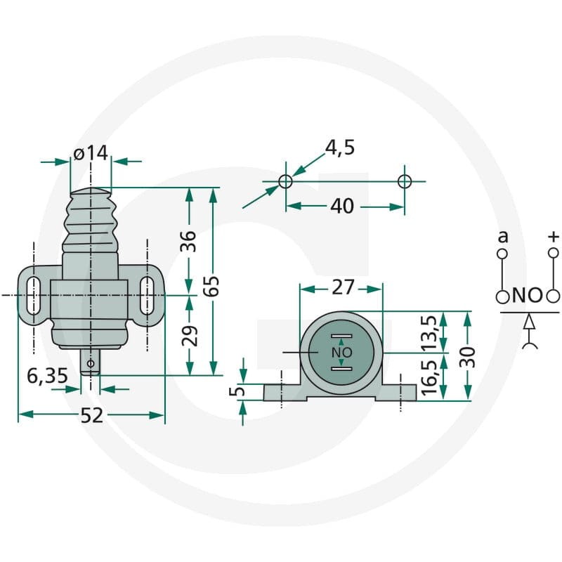 Cobo Przełącznik stykowy 22717161000 - Sklep PoltechParts