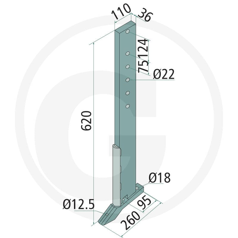 GRANIT Tiefenlockerer-Zinken 1801700005 - Sklep PoltechParts