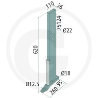 GRANIT Tiefenlockerer-Zinken 1801700005 - Sklep PoltechParts