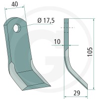 GRANIT Nóż Y 18063-ZZZ-37 - Sklep PoltechParts