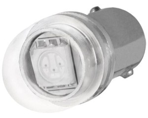 Żarówka LED BA9s, 110V czerwona New-Elfin 010BA9SLLR110