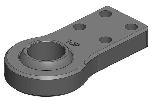 Zaczep oczkowy 70x70 Besson kat. 5 Ø 72.5 mm 00659180A02