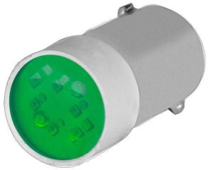 Żarówka LED BA9s, 240V zielona New-Elfin 010BA9SLV220