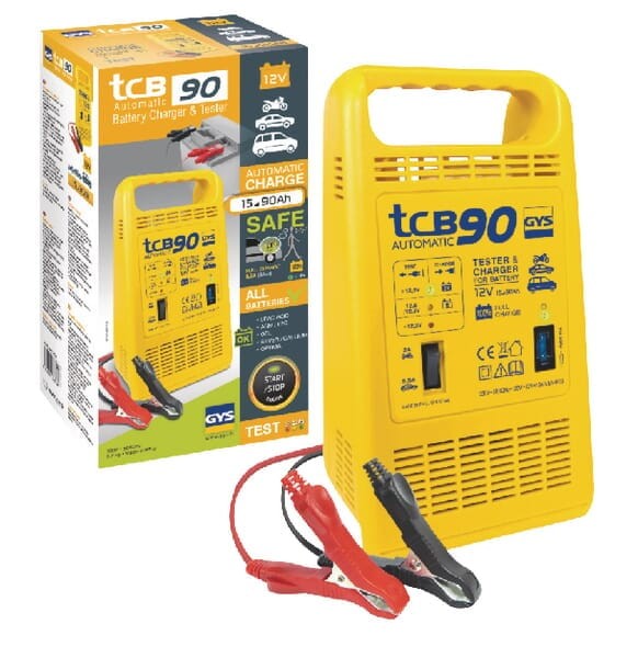 Prostownik z testerem automatic Gys, TCB 90 12 V 023260GYS