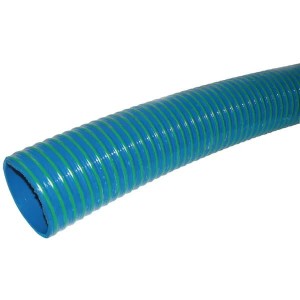 Wąż ssawno-tłoczny do gnojowicy PCW niebiesko-zielony Kramp, 6" 4 m