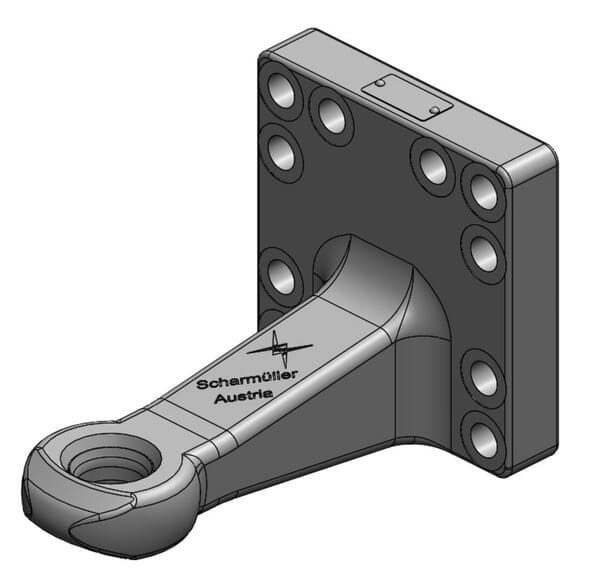 Zaczep oczkowy Ø 40 mm 160x160 DIN 11026 00665500A02