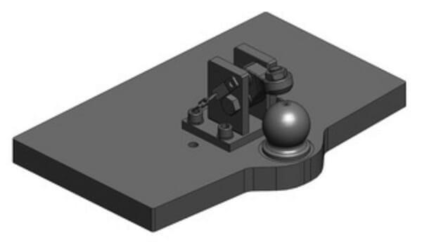 Płyta nośna zaczepu K80® Kontur 596x396x50 009609220A01