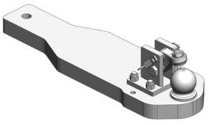 Płyta nośna zaczepu, K80 780 mm 009604490A02