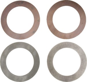 Podkładka dystansowa 45.3x65.3x0.3 mm 02527503