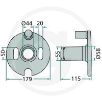 GRANIT Piasta nastawna 647101052F - Sklep PoltechParts