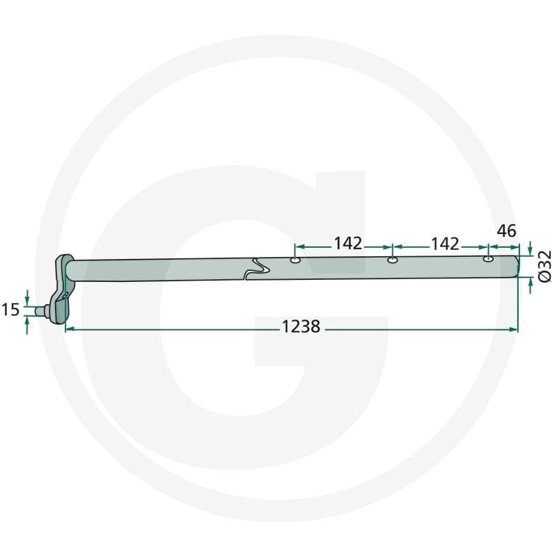 GRANIT Mocowanie zęba 647160062F - Sklep PoltechParts