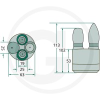 GRANIT Łącznik 647151394F - Sklep PoltechParts